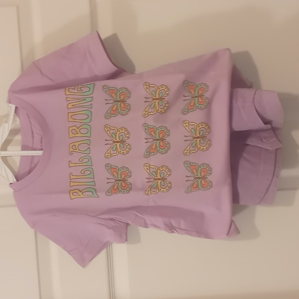 Billabong Butterfly Purple Top and Matching Shorts New with Tags Size Large12